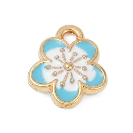 Alloy Enamel Pendants X-FIND-Z070-05G-02-1