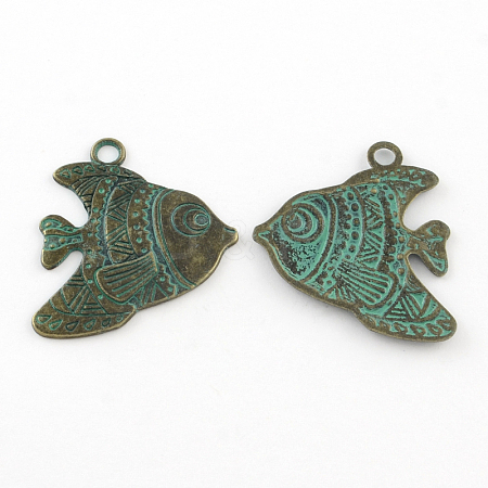 Zinc Alloy Pendants X-PALLOY-R065-050-LF-1