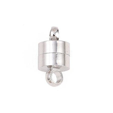 Brass Magnetic Clasps with Loops KK-I664-06P-A-1