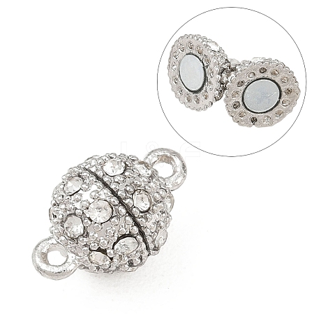 Alloy Magnetic Clasps with Loops BSAHH043-1