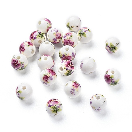 Handmade Porcelain Beads X-CFF042Y-1