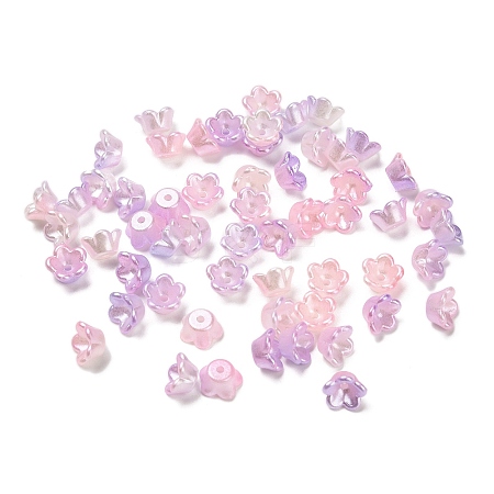 ABS Plastic Bead Caps KY-G034-01E-1