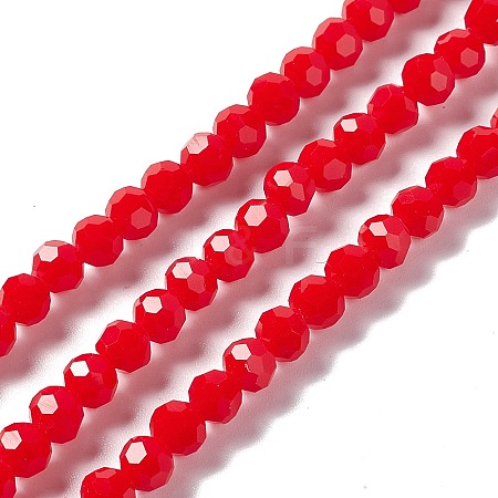 Faceted(32 Facets) Glass Beads Strands LS-EGLA-J042-35B-05-1