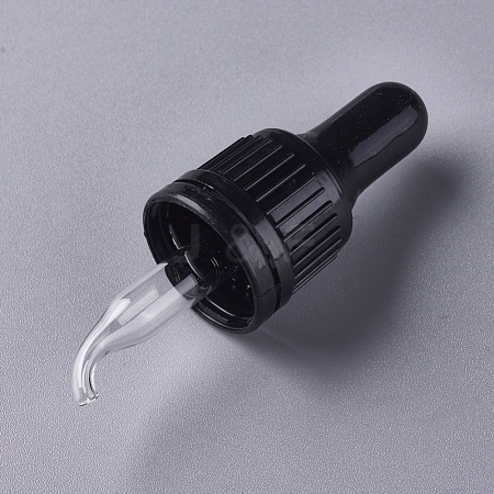 Essential Oil Bent Tip Glass Dropper TOOL-WH0117-41A-1