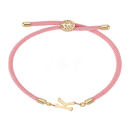 1Pc Adjustable Nylon Cord Slider Bracelets for Women BJEW-LP0001-32K-03-1