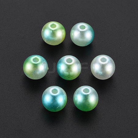 ABS Plastic Imitation Pearl Beads LS-OACR-T003-46-1