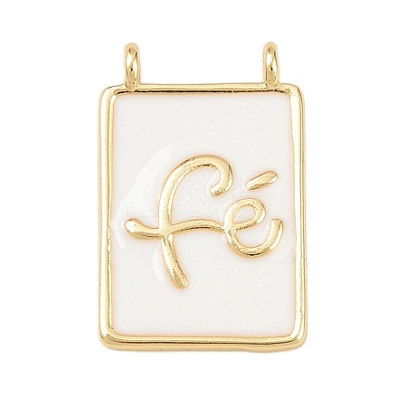 Brass Enamel Pendants KK-L251-01G-A04-1