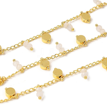 Brass Flat Round Link Chains CHC-H114-07G-06-1