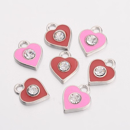 Valentine Gifts Ideas Alloy Enamel Charms X-E412-1