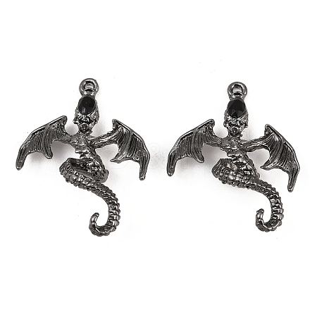 Alloy Rhinestone Pendants FIND-L027-01B-1