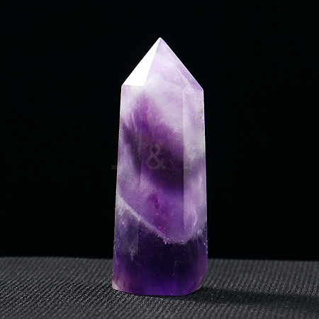 Tower Natural Amethyst Display Decoration WG83739-08-1