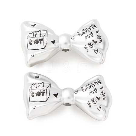 Plating Printed Acrylic Beads AC-CBA655C-14-1