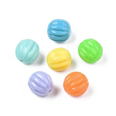 Opaque Acrylic Beads MACR-N009-005-1