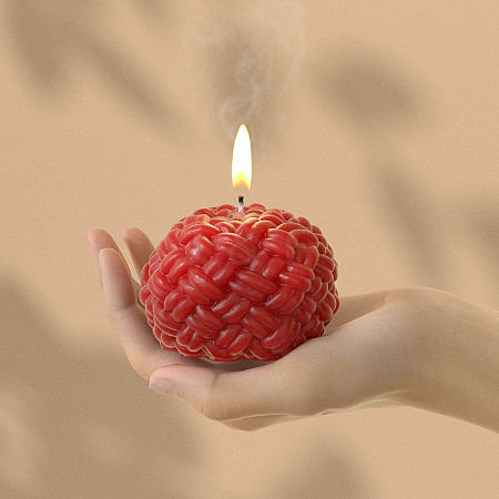 Yarn Ball DIY Silicone Candle Molds LS-SIMO-G010-06A-1
