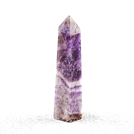 Point Tower Natural Amethyst Home Display Decoration PW-WG04107-49-1