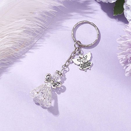 Glass Beaded Keychains KEYC-MZ00031-02-1