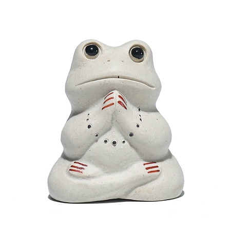 Ceramics Tea Pet Frog Display Decorations PW-WGD929E-01-1