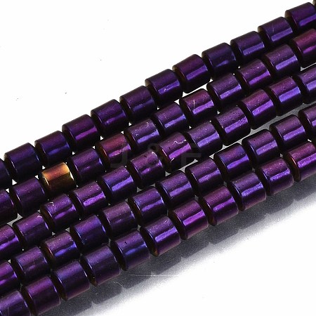 Electroplate Non-magnetic Synthetic Hematite Beads G-T114-62-02-1