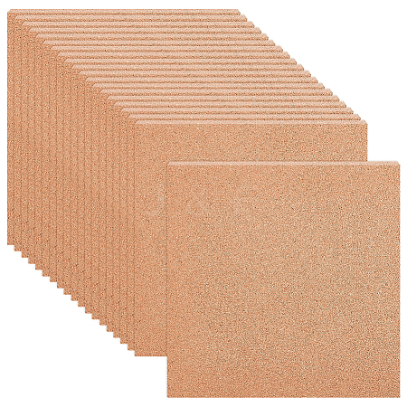 20Pcs Square Cork Sheets DIY-BC0016-24-1