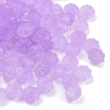 Frosted Transparent Acrylic Beads X1-OACR-P029-03B-04-1