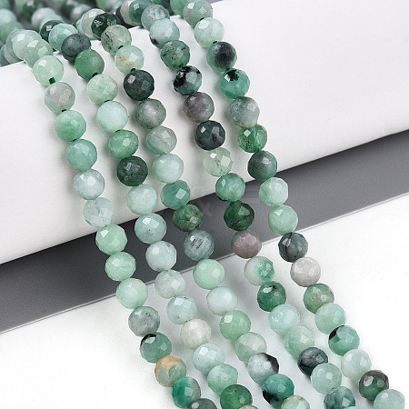 Natural Emerald Beads Strands G-T141-63B-1