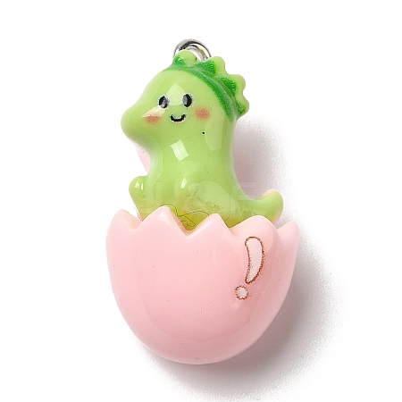 Cute Opaque Resin Pendants RESI-L038-08P-03-1