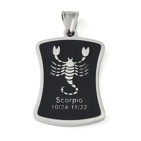 304 Stainless Steel Pendants STAS-O008-01J-1