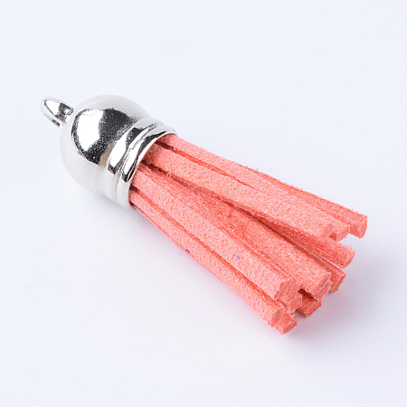 Faux Suede Tassel Pendant Decorations FIND-T002-A03-1