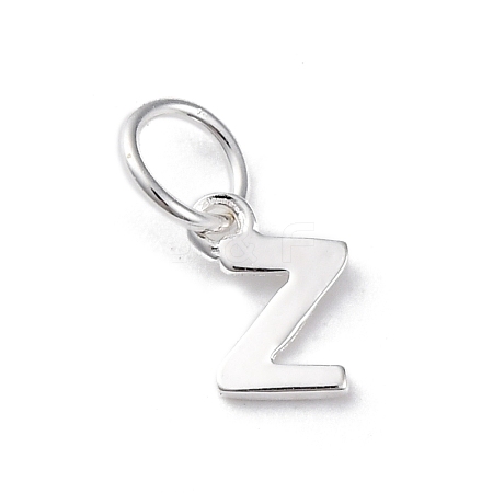 925 Sterling Silver Letter Charms LS-STER-C012-01S-Z-1