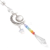 Glass Butterfly & Cone Hanging Suncatchers HJEW-JM04634-4