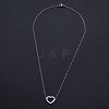 Non-Tarnish 201 Stainless Steel Pendants Necklaces NJEW-S105-JN521-1-2