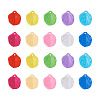 Yilisi 500Pcs 10 Colors Transparent Frosted Acrylic Pendants MACR-YS0001-03-12