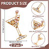 1Pair Alloy Rhinestone Dangle Stud Earrings EJEW-UN0002-73A-3