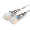 Opalite Pointed Dowsing Pendulum Big Pendants G-H285-06P-A26-2