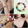 80Pcs 8 Colors Epoxy Resin European Beads RPDL-YW0001-16-6