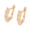 Brass Hoop Earrings for Women KK-CBACA55-09G-2