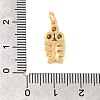 Brass Micro Pave Cubic Zirconia Pendants KK-A266-49E-G-3