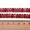 Crackle Transparent Glass Beads Strands GLAA-N074-02A-08-4