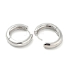 Brass Hoop Earrings EJEW-M260-08P-2