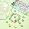 80Pcs 8 Colors Transparent Crackle Glass Beads GLAA-YW0003-50-4