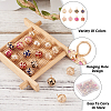 Craftdady 32Pcs 8 Colors ABS Plastic Imitation Pearl Charms KK-CD0001-23-15