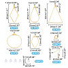 DIY Dangle Earring Making Kits DIY-UN0005-70-3