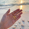 Brass Pendant Necklaces for Women WGA6662-03-2