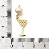 Brass Micro Pave Cubic Zirconia Pendants KK-Z093-23G-02-3