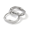 Non-Tarnish 316 Surgical Stainless Steel Hoop Earrings EJEW-P274-08P-2