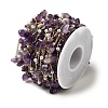 Handmade Natural Amethyst Chip Beaded Chains CHC-F020-02G-06-3