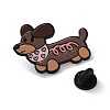 Dachshund with Bib Enamel Pins JEWB-Z048-08EB-02-3