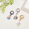 Alloy Keychain Clasp Findings KEYC-OC0001-002-2