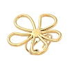 304 Stainless Steel Open Cuff Rings for Women RJEW-U060-04A-G-2