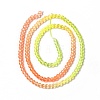 Transparent Gradient Color Glass Beads Strands LS-GLAA-H021-01B-09-4